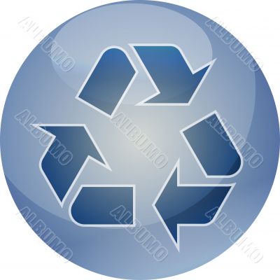 Recycling eco symbol