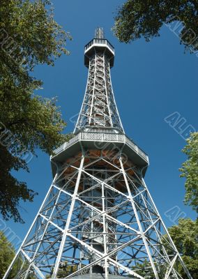 Viewing tower in  Mala Strana,Prague