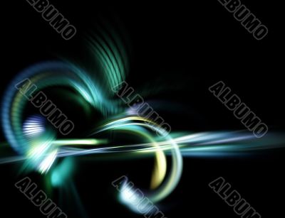 abstract futuristic fractal background