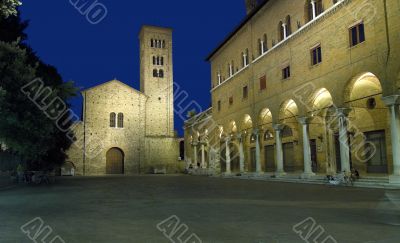 Ravenna by night - Ancient church