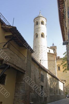Circular tower in Italy