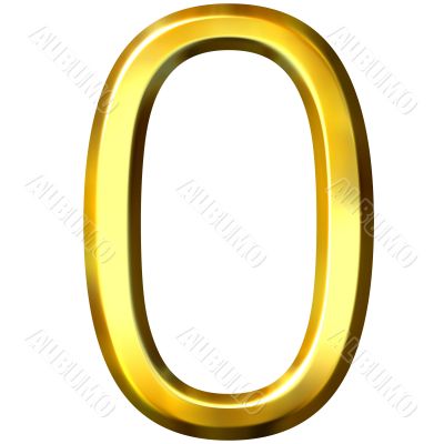 3d golden number 0