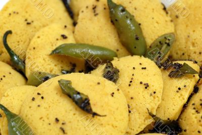 Indian Food Delicacy Dish Dhokla