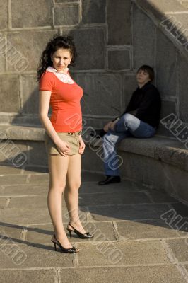 pretty young brunette