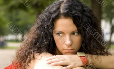  unhappy pretty woman