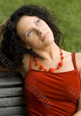 happy attractive woman