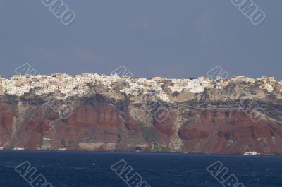 Aegean sea, Santorini island