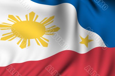 Rendered Philippine Flag Rendered Philippine Flag