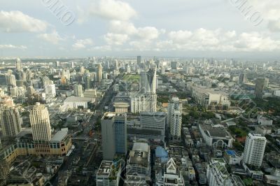 Bangkok, panorama, aerial photo