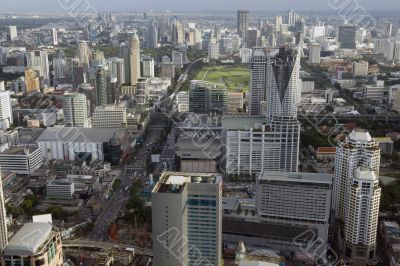 Bangkok, panorama, aerial photo