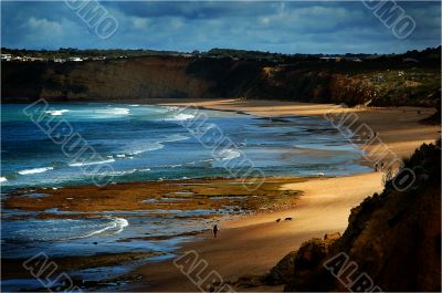 Beach in Australia near Great Ocean Road