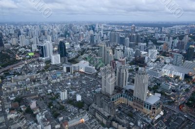Bangkok, panorama, aerial photo