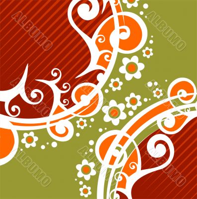 abstract floral background