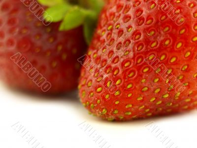 Strawberry very close and fruits details