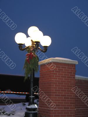 holiday outdoor scene