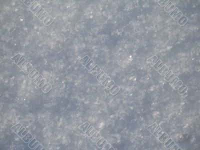 white snow flakes close up