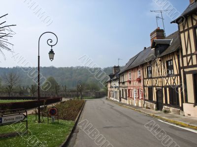 Street in small french town