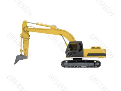 excavator side view