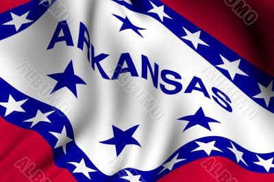 Rendered Arkansas Flag