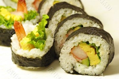 japanese sushi rolls