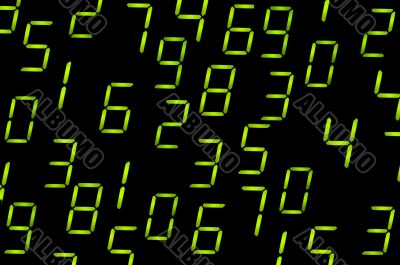 Green crystal numbers