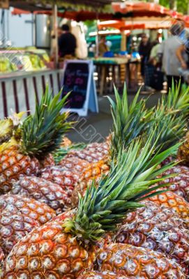 Outdoor food market