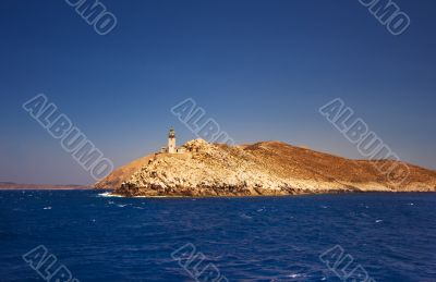Lighthouse on cape Tainaro, southern Greece