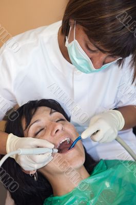 Consulting a dentist
