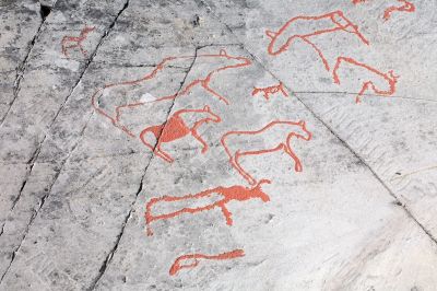 ancient rock carvings