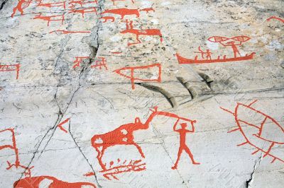 ancient rock carvings