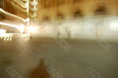 Background with blurred city Background with blurred city