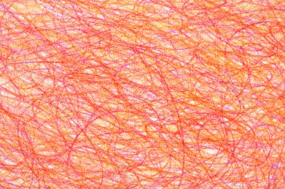 Crayon circular scribble background