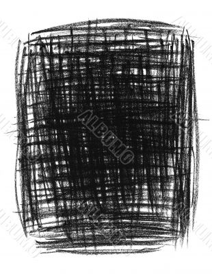 Hand-drawn black primitive background