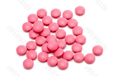 pills on white