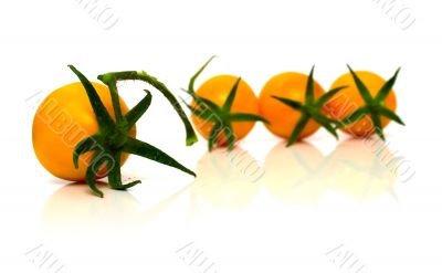 perfect yellow tomatoes