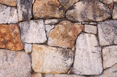 Photo of a plain stone wall