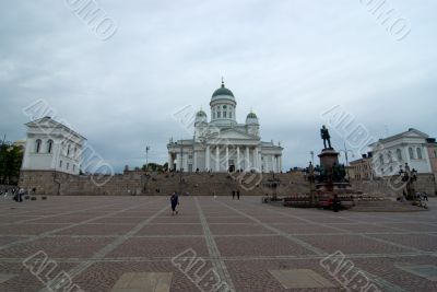 The cathedral area in Helsinki