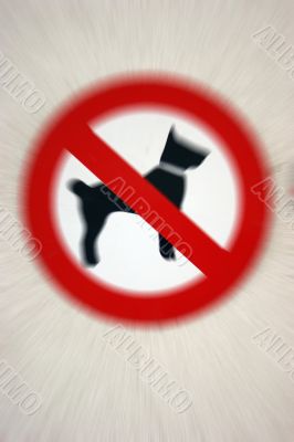 Dogs banned