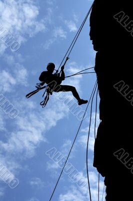 man-climber &amp; ropes