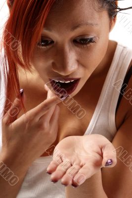 opened hand opened hand