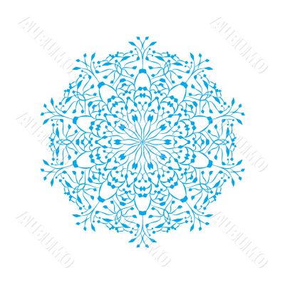 vector ornate snowflake