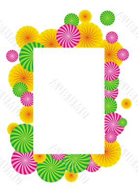 vector frame swirles frame