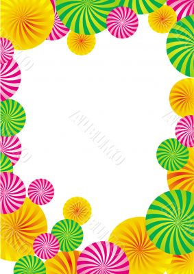 color swirles frame color swirles frame