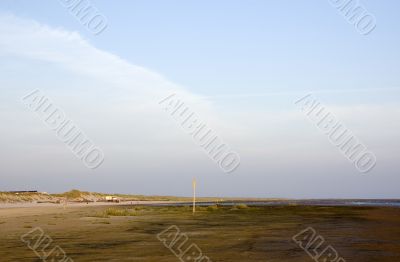 beach view of ameland , the netherlands