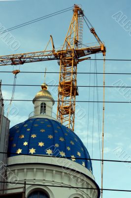 Church under restoration