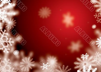 red snowflake blur red snowflake blur