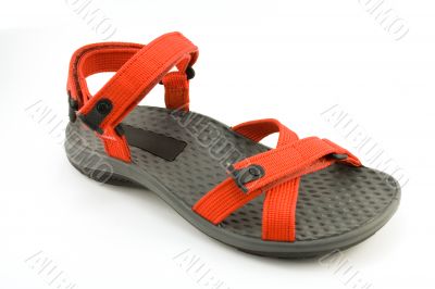 red sandal