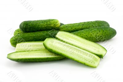 green cucumbers