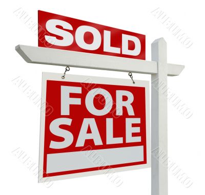 Sold Home For Sale Real Estate Sign