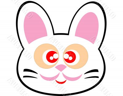 Cartoon rabbit